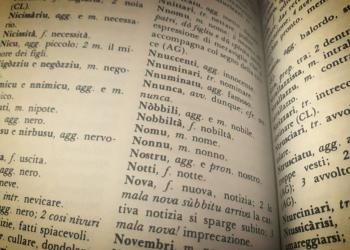 vocabolario Lingua Siciliana